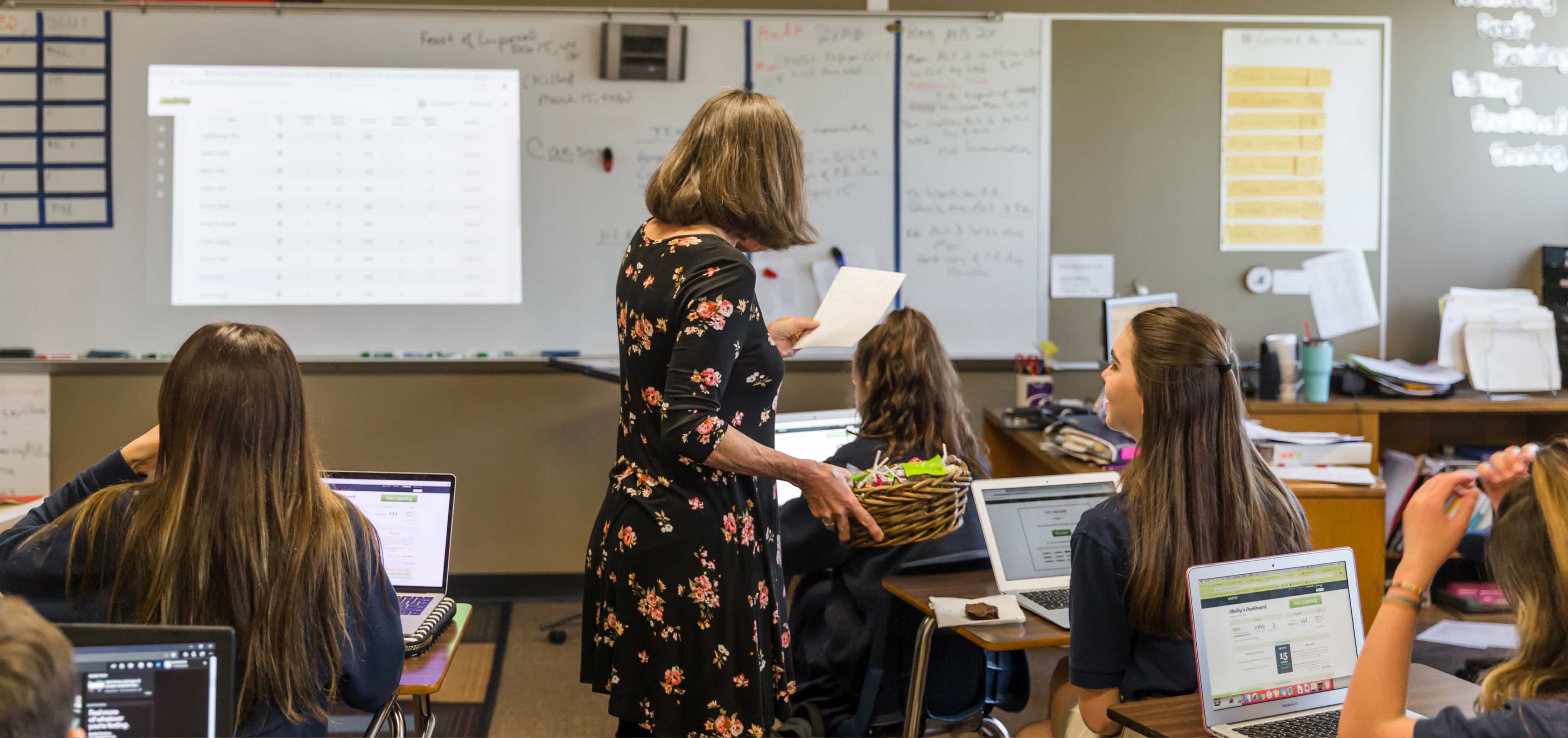 Teachers meeting together