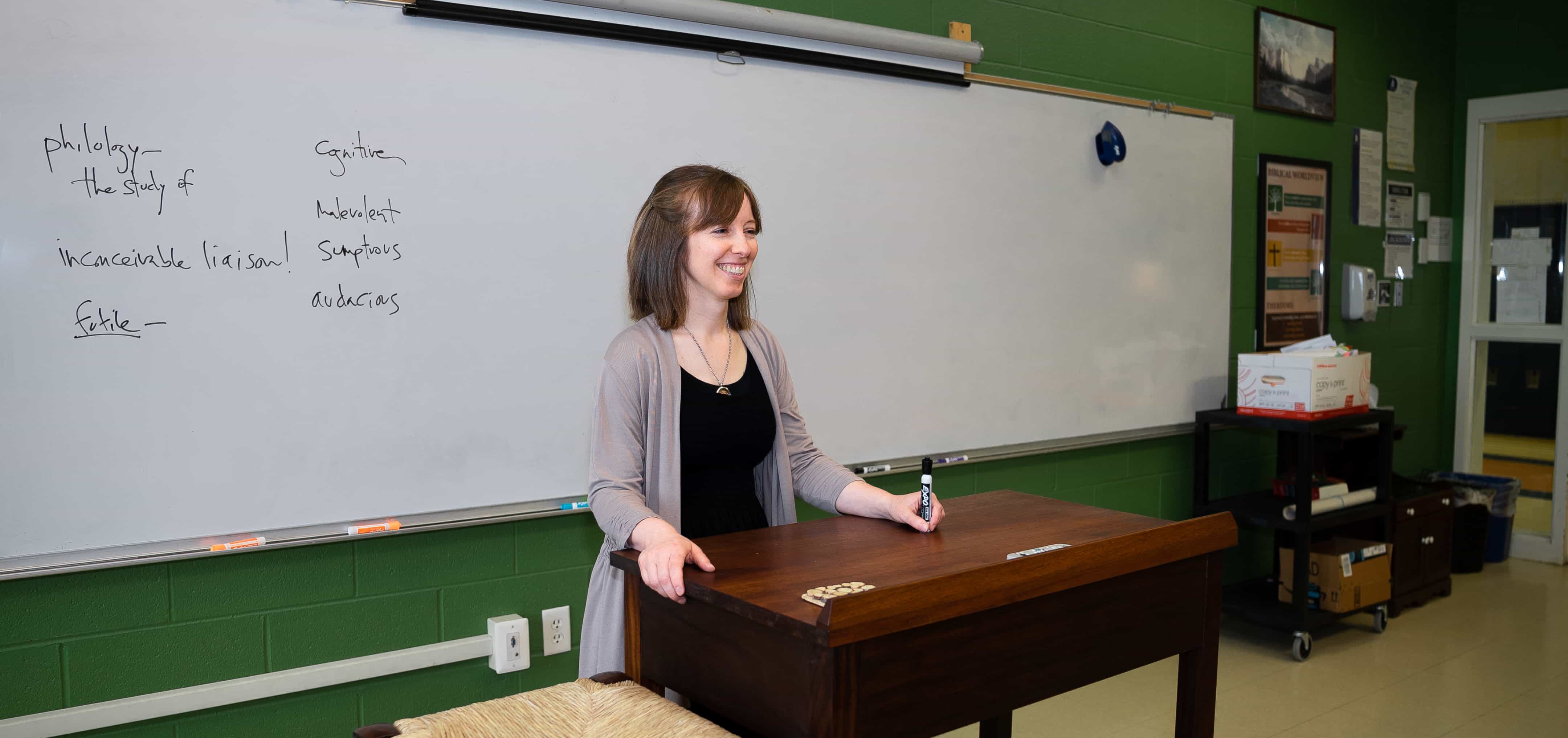 Teachers meeting together
