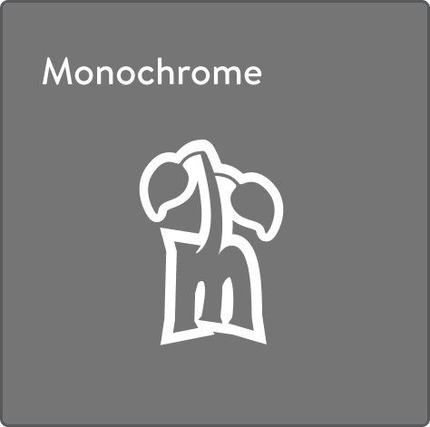 Membean monochrome logo on gray background