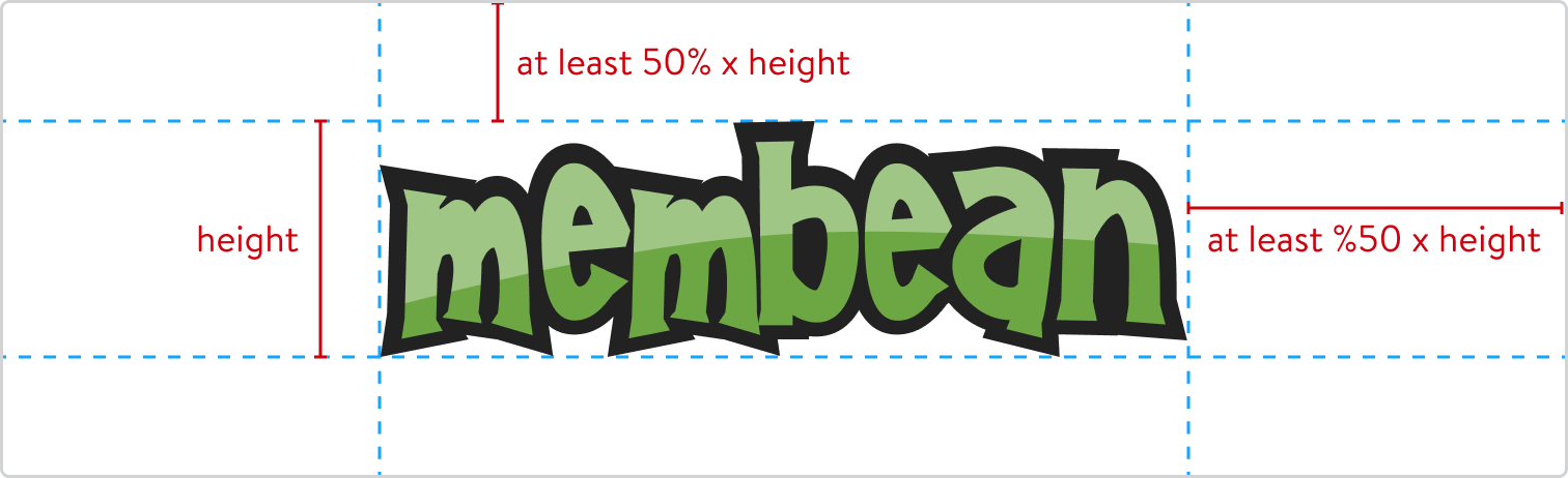 Membean wordmark spacing